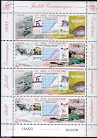 Monaco 1999 Economic Development Block, Mint NH, Science - Transport - Statistics - Railways - Unused Stamps