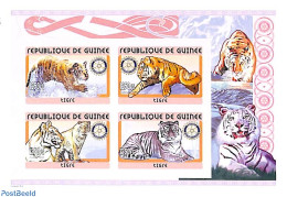 Guinea, Republic 2001 Tigers, Rotary M/s Imperforated, Mint NH, Nature - Various - Cat Family - Rotary - Rotary, Club Leones