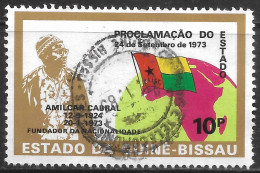 GUINE BISSAU – 1974 Independence Proclamation 10 Pesos Used Stamp - Guinea-Bissau