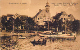 Fürstenberg I.Meckl. - Hotel-Pension Seeblick A.Röblinsee Gel.1920 - Fuerstenberg