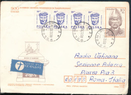 °°° POLAND - LETTER FROM WOLOMIN TO VATICAN RADIO ROME 1986 °°° - Cartas & Documentos