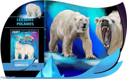 Djibouti 2016 Polar Bears, Mint NH, Nature - Bears - Djibouti (1977-...)