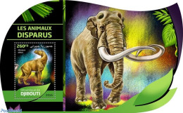 Djibouti 2016 Extinct Animals, Mint NH, Nature - Elephants - Prehistoric Animals - Prehistóricos