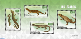 Central Africa 2023 Lizards, Mint NH, Nature - Reptiles - Centrafricaine (République)