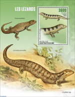 Central Africa 2023 Lizards, Mint NH, Nature - Reptiles - Centrafricaine (République)