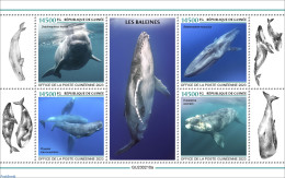 Guinea, Republic 2023 Whales, Mint NH, Nature - Sea Mammals - Autres & Non Classés