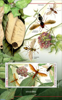 Guinea, Republic 2023 Wasps, Mint NH, Nature - Flowers & Plants - Insects - Autres & Non Classés