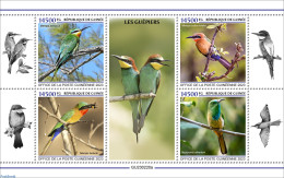 Guinea, Republic 2023 Bee-eaters, Mint NH, Nature - Birds - Flowers & Plants - Autres & Non Classés