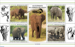 Guinea, Republic 2023 Elephants, Mint NH, Nature - Elephants - Other & Unclassified