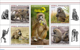 Guinea, Republic 2023 Guinean Baboon, Mint NH, Nature - Monkeys - Sonstige & Ohne Zuordnung