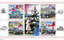 Guinea, Republic 2023 Royal Cars, Mint NH, History - Transport - Kings & Queens (Royalty) - Automobiles - Royalties, Royals