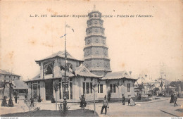 ►MARSEILLE◄13►±1922◄CPA►EXPOSITION COLONIALE◄►PALAIS DE L'ANAM.◄►ÉDITIONS L.P. No 107◄ - Mostre Coloniali 1906 – 1922