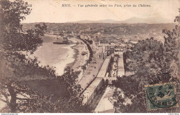 ►NICE◄06►◄CPA►VUE GÉNÉRALE ENTRE LES PINS, PRISE DU CHÂTEAU◄►ÉDIT. ND No 103◄1920► - Mehransichten, Panoramakarten