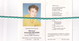 Antoinette Beckers-Huybrechts, 1933, 1996. Foto - Obituary Notices