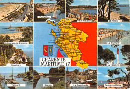 17  Charente Maritime Carte Map Du Département  (Scans R/V) N° 36 \MO7004 - Ile De Ré