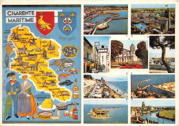 17  Charente Maritime Carte Map Du Département Multivue (Scans R/V) N° 37 \MO7004 - Ile De Ré