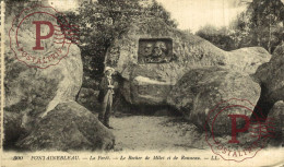 FRANCIA. FRANCE.  FONTAINEBLEAU Le Rocher De Milet Et De Rousseau - Fontainebleau