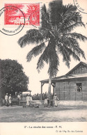 GUINEE Française  La Récolte Des Cocos DABOLA Carte Dos Simple Ci De L'ag Ec Des Colonies (Scans R/V) N° 21 \MO7008 - French Guinea