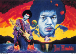 MUSIQUE / GUITARISTE JIMI HENDRIX - DOUBLE LIGHTNING CPM - Musique Et Musiciens