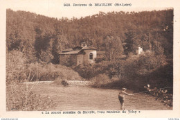 [43]  BEAULIEU - La Source Romaine De Serville, L'eau Minérale Du Velay - Pécheur CPA - Autres & Non Classés