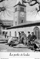 CPSM De Robert MOISY - La Partie De Boules - Devant L'église Saint-Martin De Ville-sur-Jarnioux - Bowls