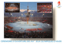 73 ALBERTVILLE  Le Site Des Jeux Olympiques D'hiver 1992 Cérémonie D'ouverture (2scans) N° 58\MO7013 - Albertville