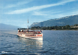 73 LE BOURGET Promenade Sur Le Lac Bateau La Savoie  (2scans) N° 61 \MO7013 - Le Bourget Du Lac