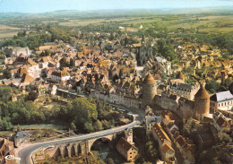 21 SEMUR EN AUXOIS Vue Générale Aérienne Carte Vierge Non Circulé (Scans R/V) N° 33 \MO7015 - Semur