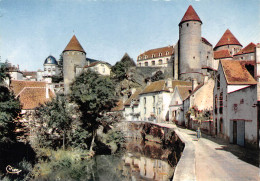 21 SEMUR EN AUXOIS Les Donjons Et Le Bords De L'Armançon Carte Vierge Non Circulé (Scans R/V) N° 39 \MO7015 - Semur