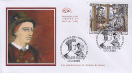 Enveloppe  FDC   1er  Jour   FRANCE   Grandes   Heures    HISTOIRE  DE  FRANCE  :  Traité  De  PICQUIGNY   CUSSET   2017 - 2010-2019