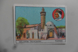 Chromo Série Colonies Françaises - Tunisie - Mosquée - Autres & Non Classés