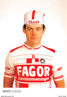 EQUIPE FAGOR 1987 - CLAUDE SEGUY - PALMARES AU VERSO Cpm - Ciclismo