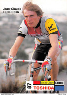 VELO / CYCLISME / EQUIPE TOSHIBA 87 - JEAN-CLAUDE LECLERCQ Cpm - Ciclismo