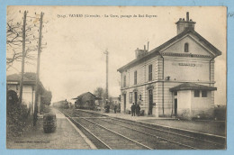 BA0012  CPA    VAYRES  (Gironde)  La Gare  -  Passage Du Sud-Express   +++++++ - Autres & Non Classés