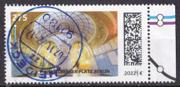 BRD 2022 Mi. Nr. 3674 O/used Vollstempel Rand Rechts (BRD1-4) - Gebruikt