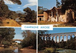 13 AIX EN PROVENCE Valabre Roquefavour Multivue Carte Vierge Non Circulé (scan R/V) N° 9 \MO7023 - Aix En Provence