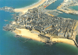 35 Saint Malo Vue De La Ville Intra Muros  Carte Vierge Non Circulé (scan R\V ) N° 17 \MO7024 - Saint Malo