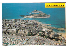 35 Saint Malo Vue Du Ciel De La Cité Corsaire Intra-muros  Carte Vierge Non Circulé (scan R\V ) N° 23 \MO7024 - Saint Malo