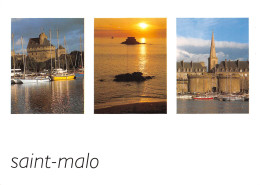 35 SAINT MALO Triptyque Carte Vierge Non Circulé (scan R\V ) N° 58 \MO7024 - Saint Malo