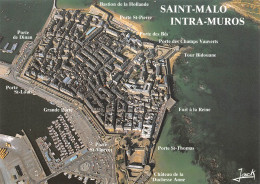 35 SAINT MALO  Description De La Cité  Carte Vierge Non Circulé (Scan R/V ) N° 13 \MO7025 - Saint Malo