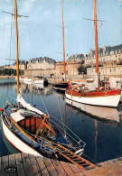 35 SAINT MALO Voiliers Vieux Gréément Au Bassin Des Yachts  Carte Vierge Non Circulé (Scan R/V ) N° 35 \MO7025 - Saint Malo