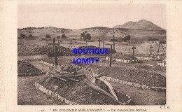 MAROC Guerre CPA Série En Colonne Sur L' Avant N°11 Le Champ De Repos Cimetière Tombe Tombes , 1929 - Sonstige & Ohne Zuordnung