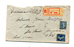 Lettre Recommandée  Macon - Manual Postmarks