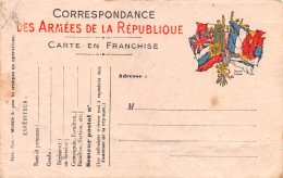 Carte En Franchise Correspondance Des Armées De La République Soldats Militaires  Militaria (scan R/V )  N° 73 \MO7028 - Guerre 1914-18