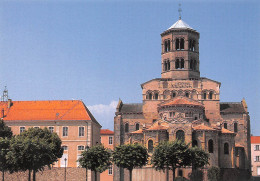 63 ISSOIRE église St Austremoine  Et Le Collège Carte Vierge  (Scans R/V) N° 50 \MO7034 - Issoire