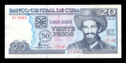 CUBA 20 PESOS 2003 CONMEMORATIVO SC-UNC - Cuba