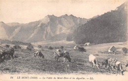 63 LE MONT DORE  Vaches En Estive Dans La Vallée (Scans R/V) N° 19 \MO7043 - Le Mont Dore