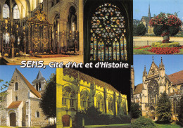 89 SENS Multivue Cité Art Et Histoire Carte Vierge Non Circulé éditions Nivernaises (Scans R/V) N° 29 \MO7046 - Sens
