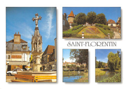 89  SAINT FLORENTIN Multivue  Carte Vierge Non Circulé éditions Valoire (Scans R/V) N° 60 \MO7046 - Saint Florentin