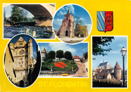 89  SAINT FLORENTIN Multivue  Carte Vierge Non Circulé édition Cim (Scans R/V) N° 65 \MO7046 - Saint Florentin